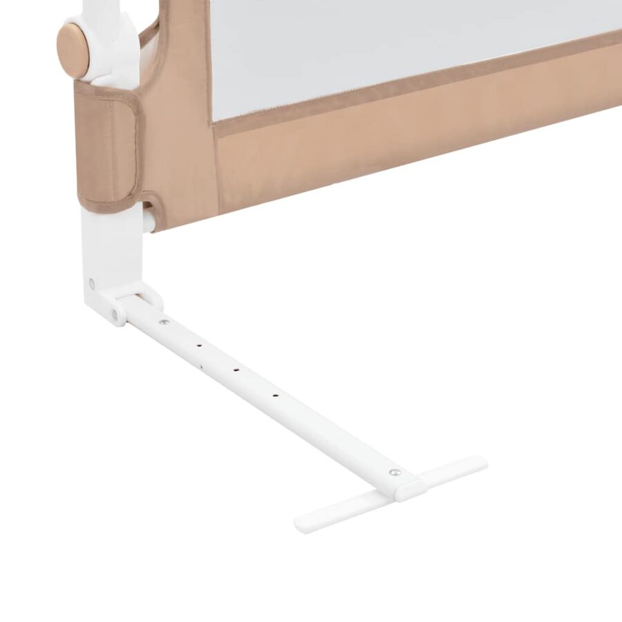 Bedhekje peuter 150x42 cm polyester taupe - Afbeelding 6
