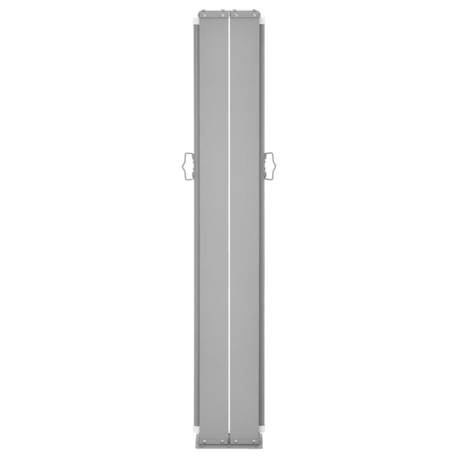 Windscherm uittrekbaar 160x600 cm zwart - Afbeelding 5