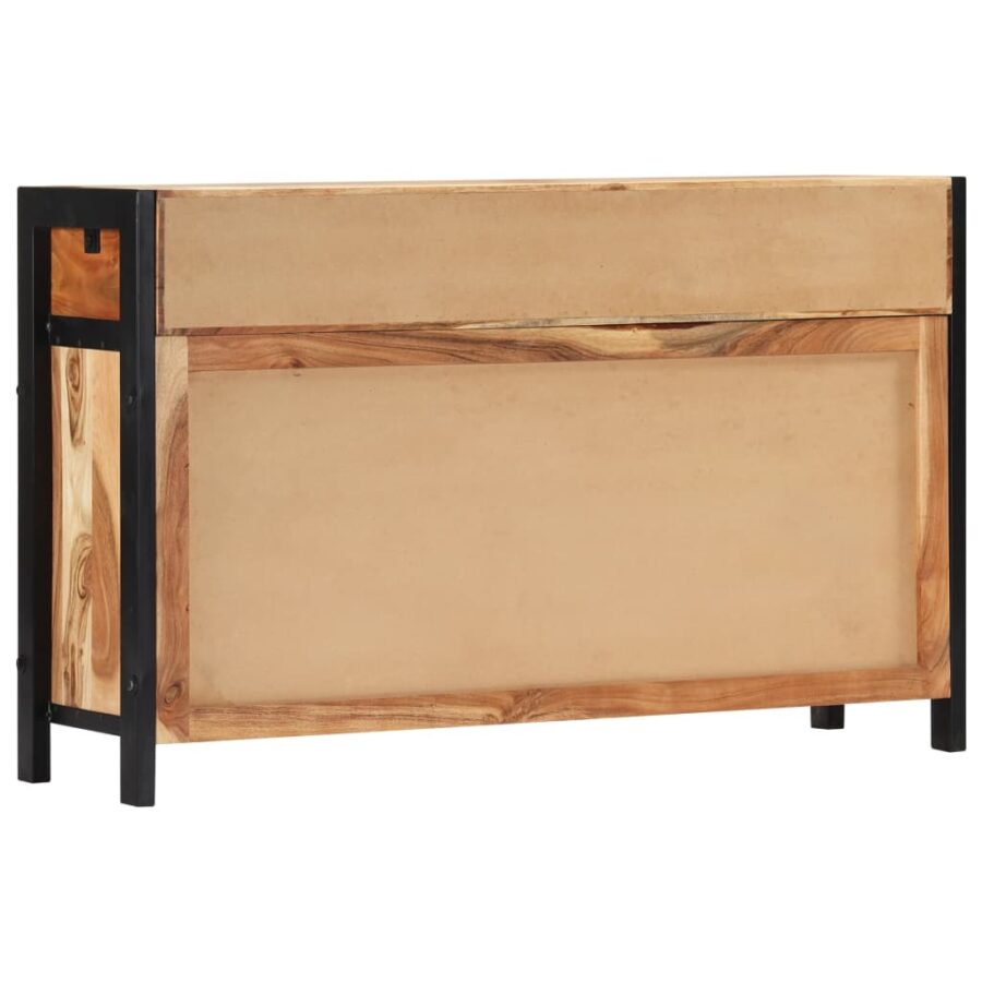 Dressoir 120x35x75 cm massief acaciahout - Afbeelding 4