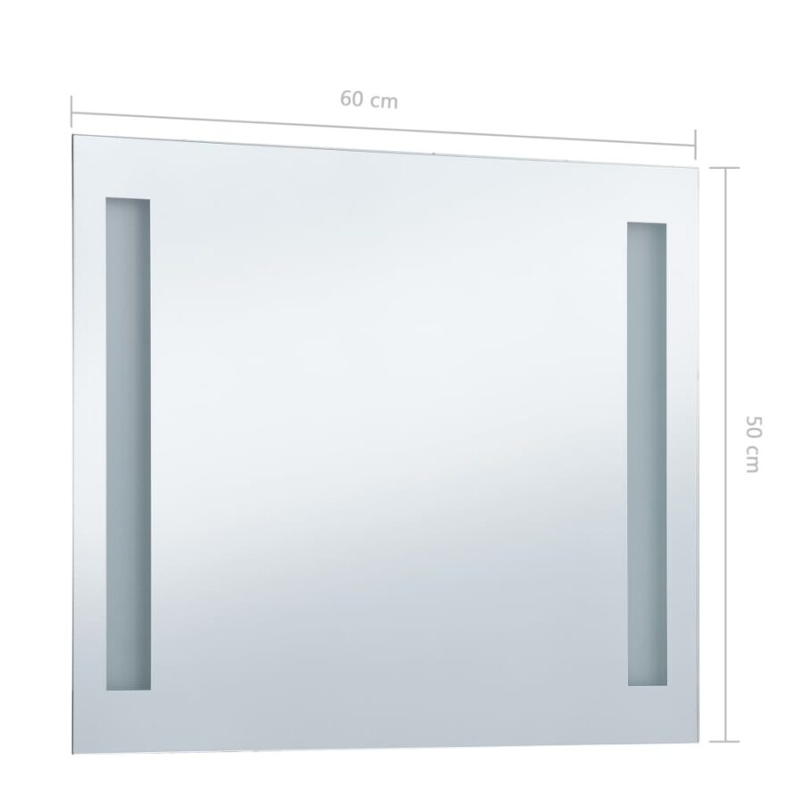 Badkamerspiegel LED 60x50 cm - Afbeelding 7