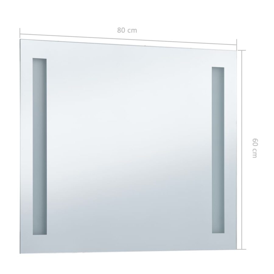 Badkamerspiegel LED 80x60 cm - Afbeelding 7