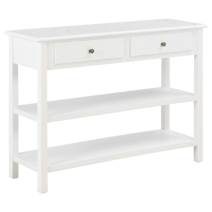 Dressoir 110x35x80 cm MDF wit