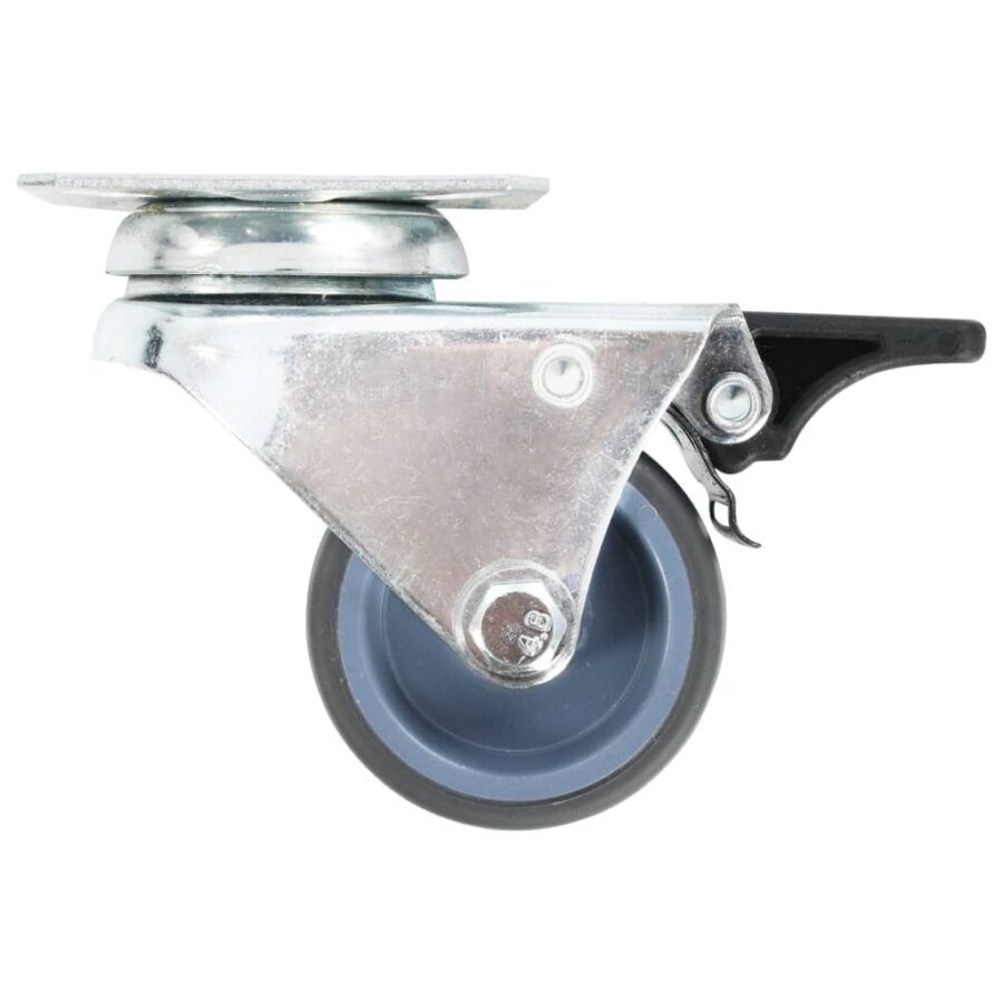 8 st Zwenkwielen dubbel 50 mm - Afbeelding 7