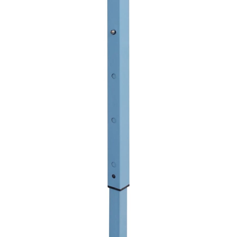 Partytent met 4 zijwanden inklapbaar 3x6 m staal blauw - Afbeelding 9