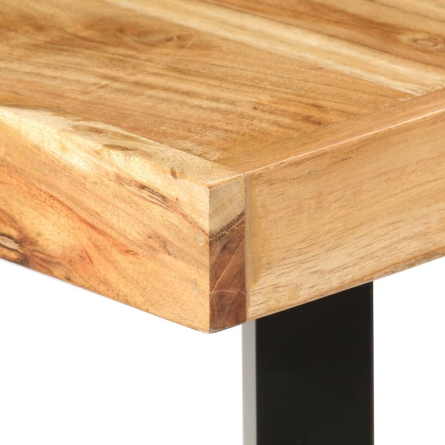 Bartafel 180x70x107 cm massief acaciahout - Afbeelding 5