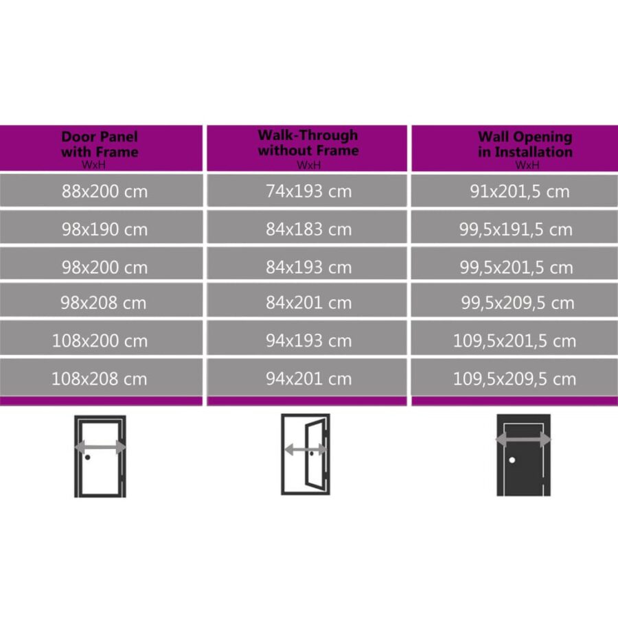 Voordeur 108x208 cm wit - Afbeelding 10