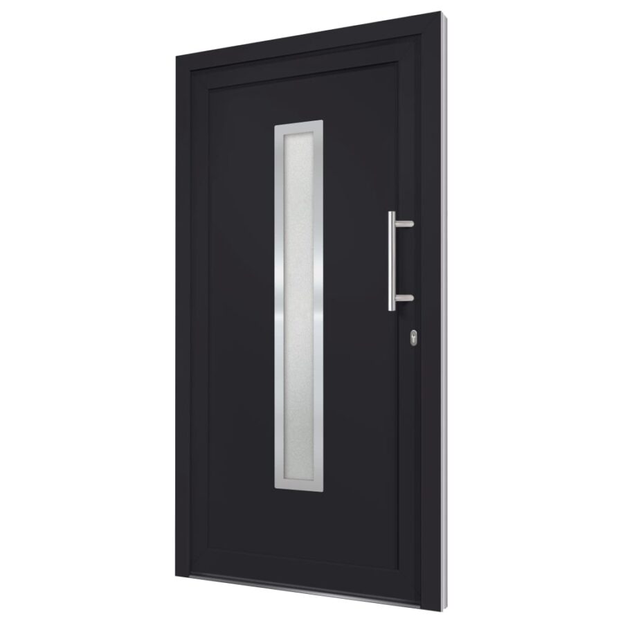 Voordeur 98x190 cm antraciet - Afbeelding 4