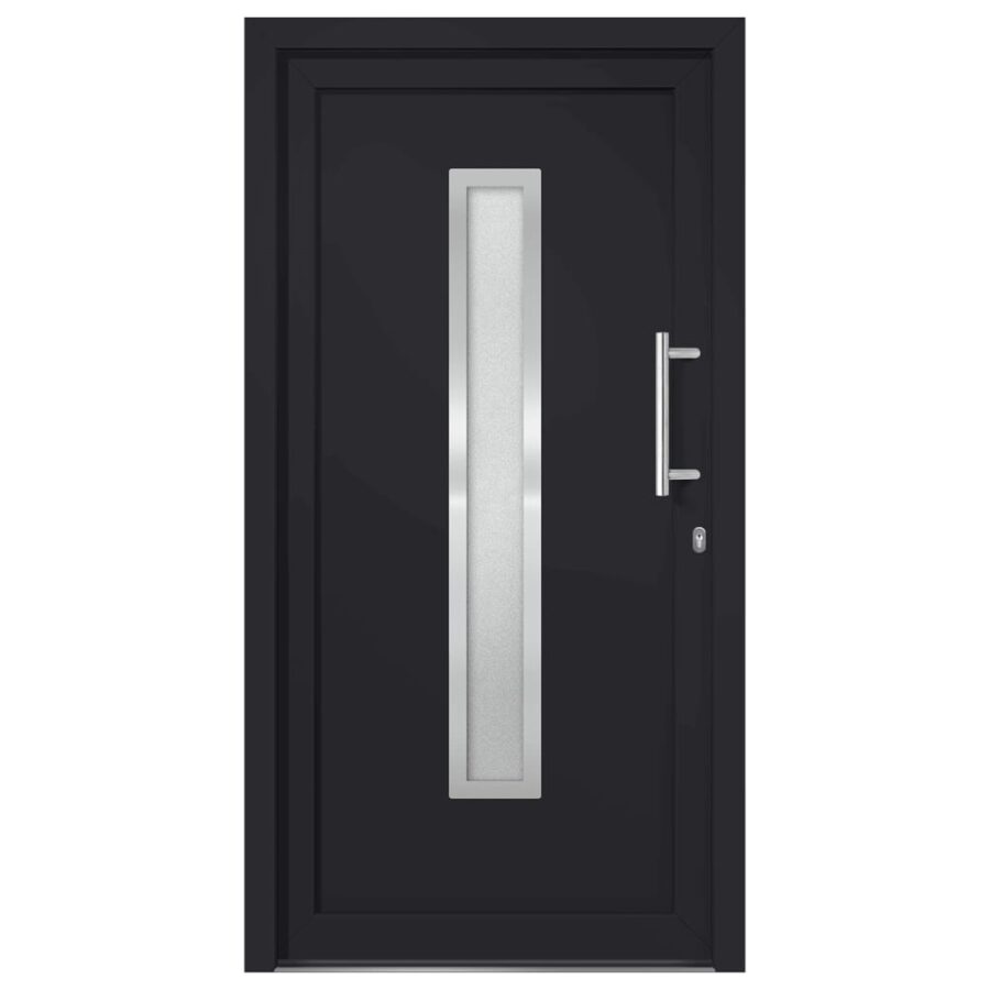 Voordeur 98x208 cm antraciet - Afbeelding 3