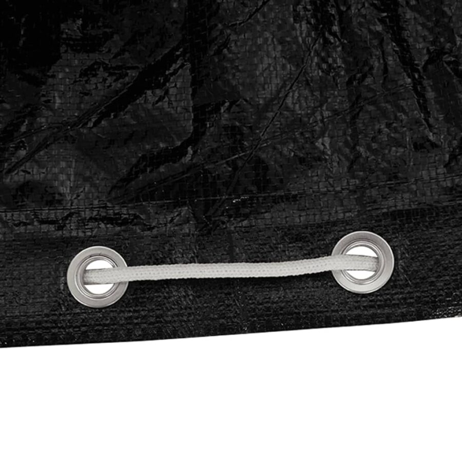 Tuinmeubelhoes L-vormig 12 oogjes 250x250x90 cm - Afbeelding 5