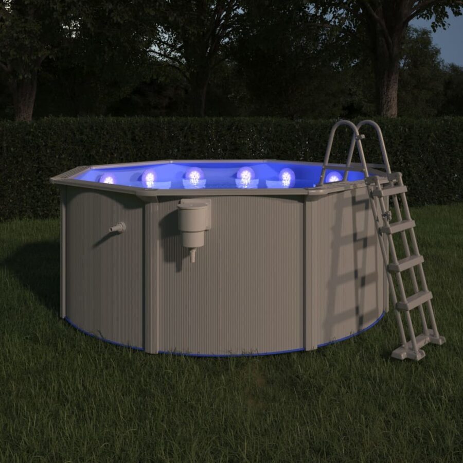 Zwembadlamp dompelbaar drijvend LED met afstandsbediening wit - Afbeelding 10
