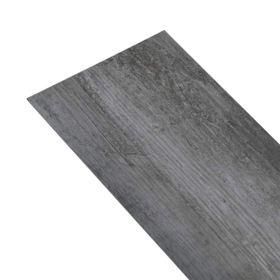 Vloerplanken zelfklevend 5,02 m² 2 mm PVC glanzend grijs - Afbeelding 4