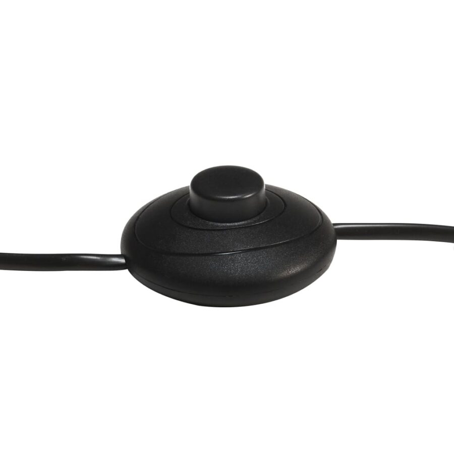 Vloerlamp E27 massief mangohout wit - Afbeelding 10