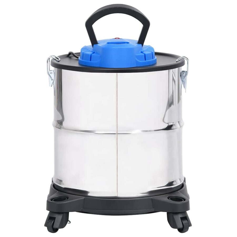 Asstofzuiger met HEPA filter 1200 W 20 L roestvrij staal - Afbeelding 4