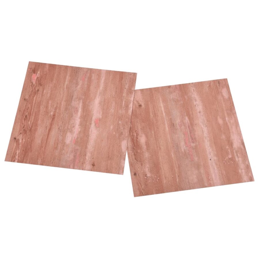 Vloerplanken zelfklevend 55 st 5,11 m² PVC rood - Afbeelding 4