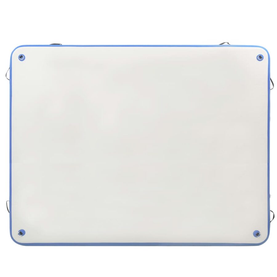 Vlot opblaasbaar 300x300x15 cm blauw en wit - Afbeelding 5