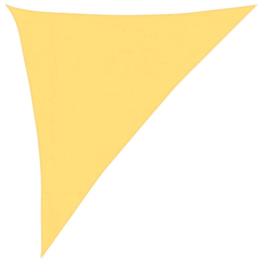 Zonnezeil 160 g/m² 3x4x5 m HDPE beige - Afbeelding 2