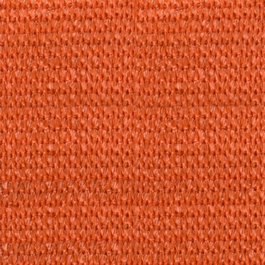 Zonnezeil 160 g/m² 3,5x5 m HDPE oranje - Afbeelding 9