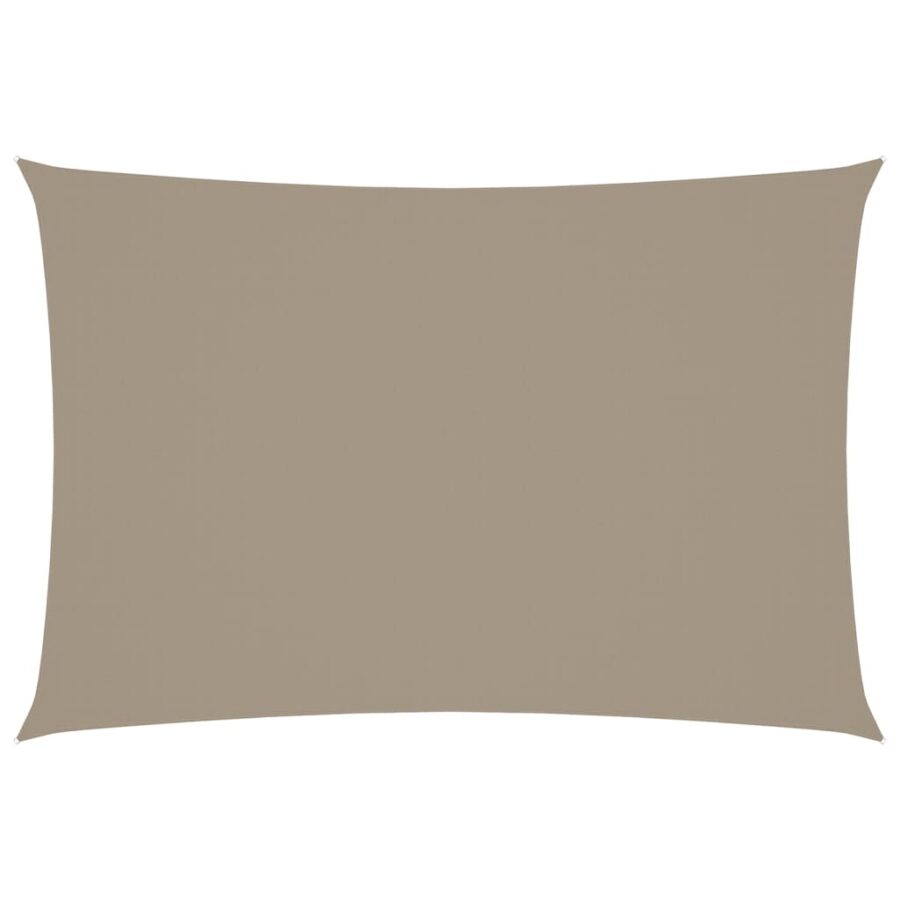 Zonnescherm rechthoekig 3x5 m oxford stof taupe - Afbeelding 2