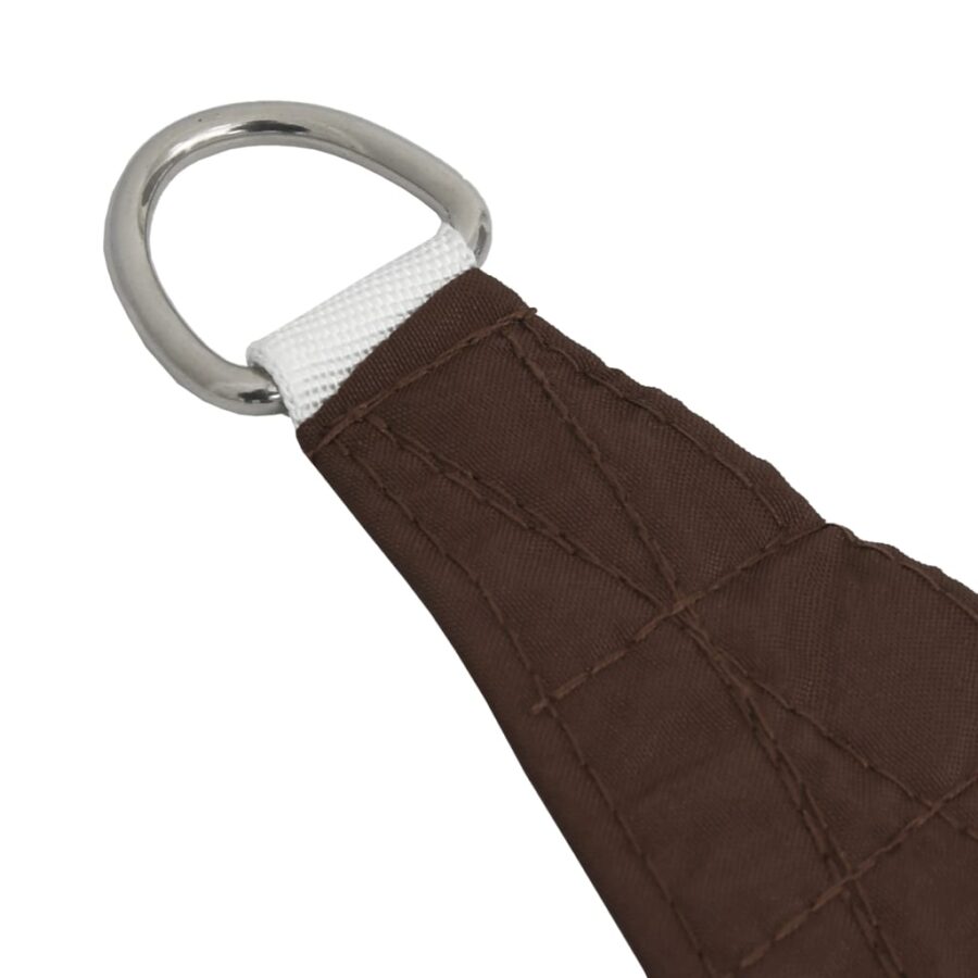 Zonnezeil trapezium 3/5x4 m oxford stof bruin - Afbeelding 4