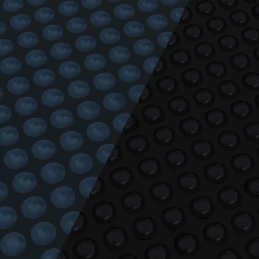 Zwembadfolie solar drijvend 260x160 cm PE zwart en blauw - Afbeelding 5