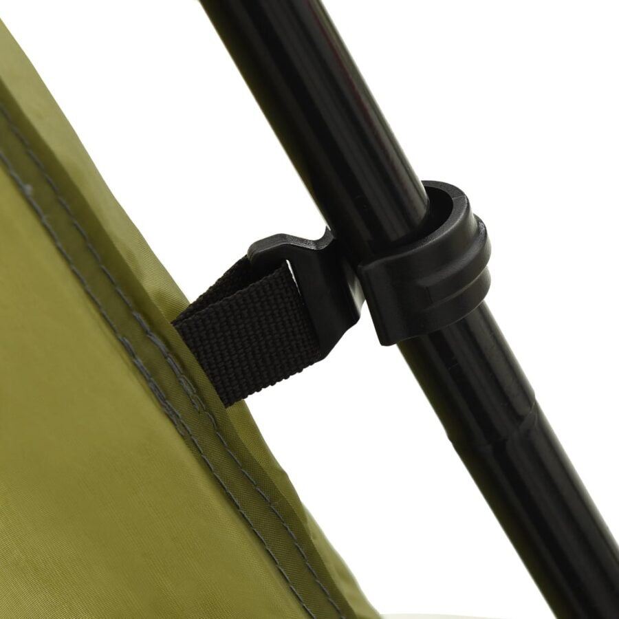 Zwembadtent 660x580x250 cm stof groen - Afbeelding 5