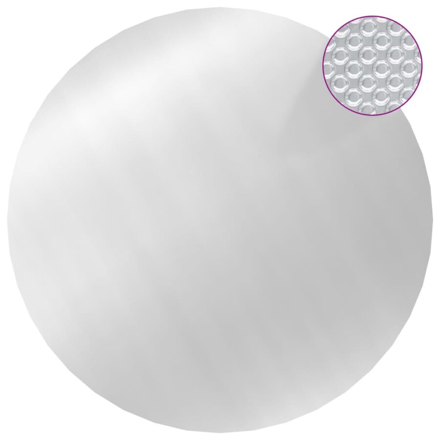 Zwembadhoes 381 cm PE zilverkleurig - Afbeelding 2