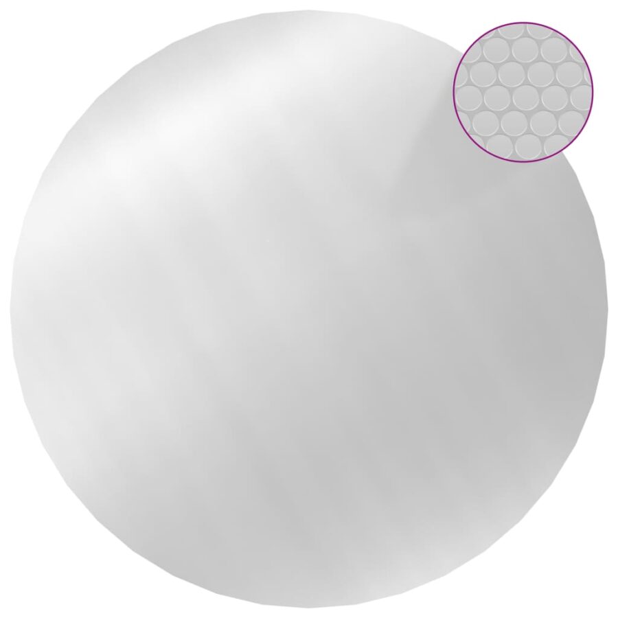 Zwembadhoes 381 cm PE zilverkleurig - Afbeelding 3