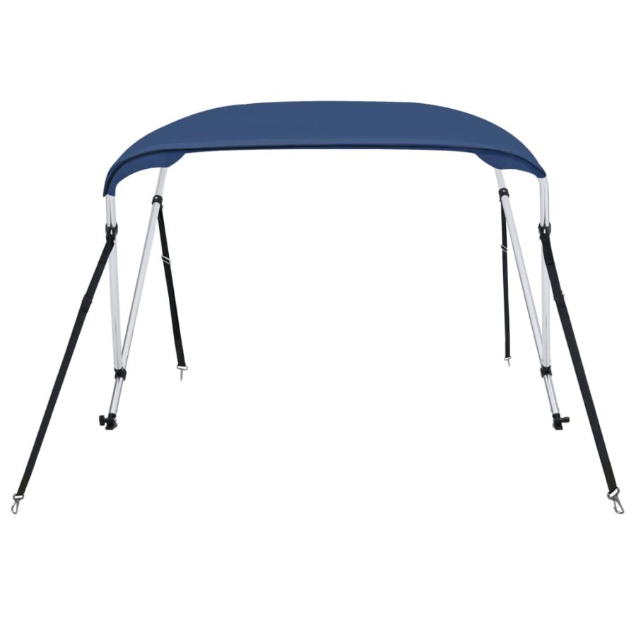 Biminitop 2-boogs 180x150x110 cm marineblauw - Afbeelding 3