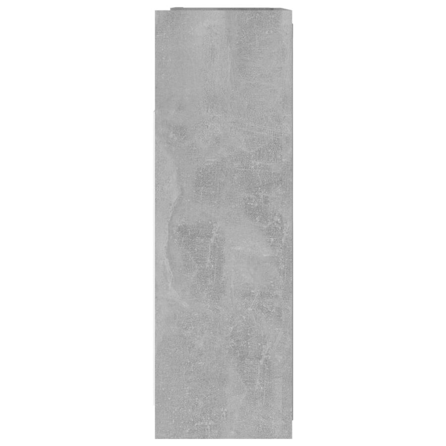 Badkamerspiegelkast 62,5x20,5x64 cm bewerkt hout betongrijs - Afbeelding 9