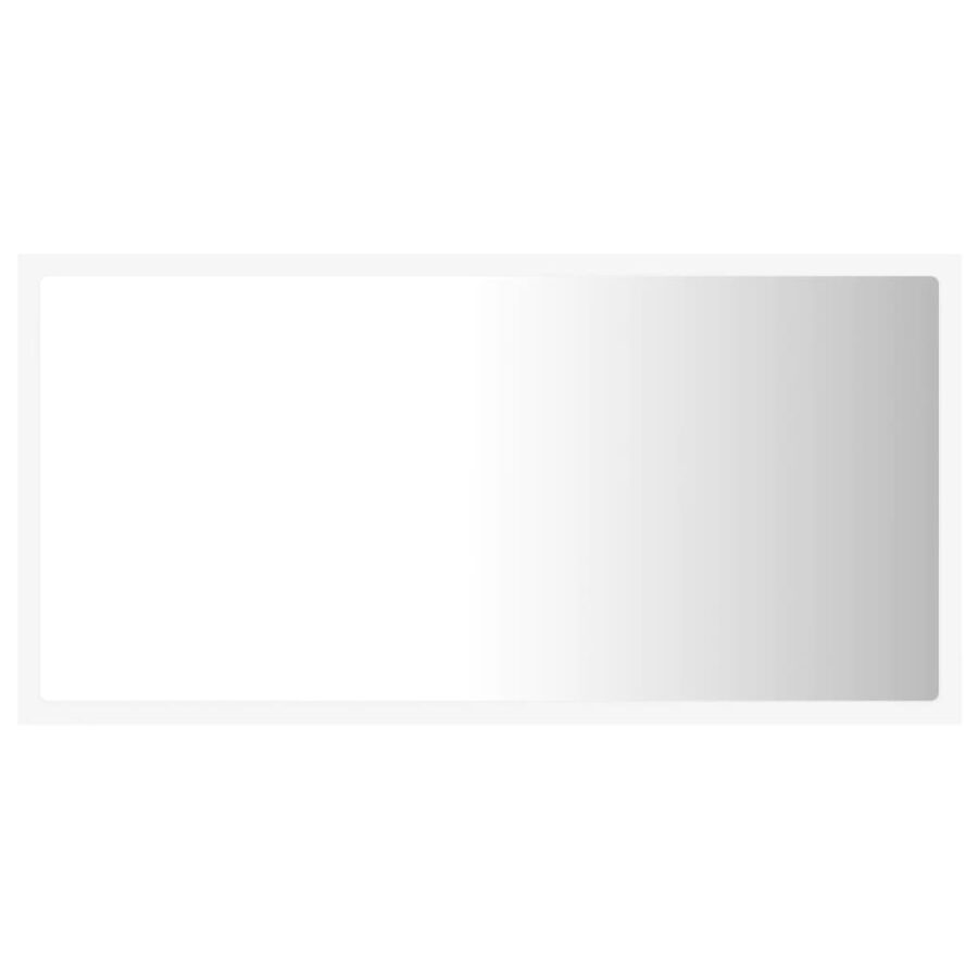 Badkamerspiegel LED 80x8,5x37 cm acryl wit - Afbeelding 7