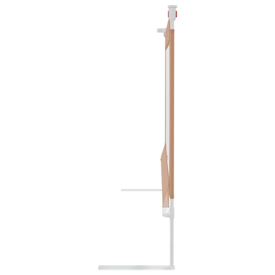 Bedhekje peuter 190x25 cm stof taupe - Afbeelding 5