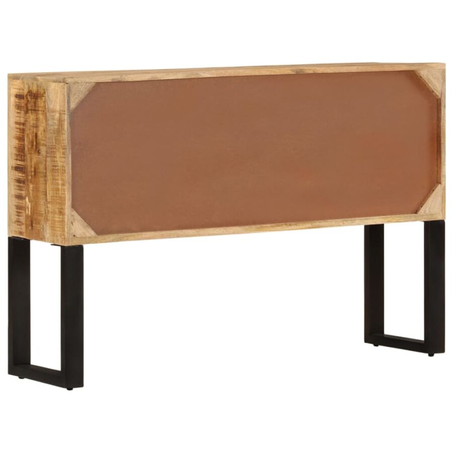 Dressoir 110x30x74 cm ruw mangohout - Afbeelding 3