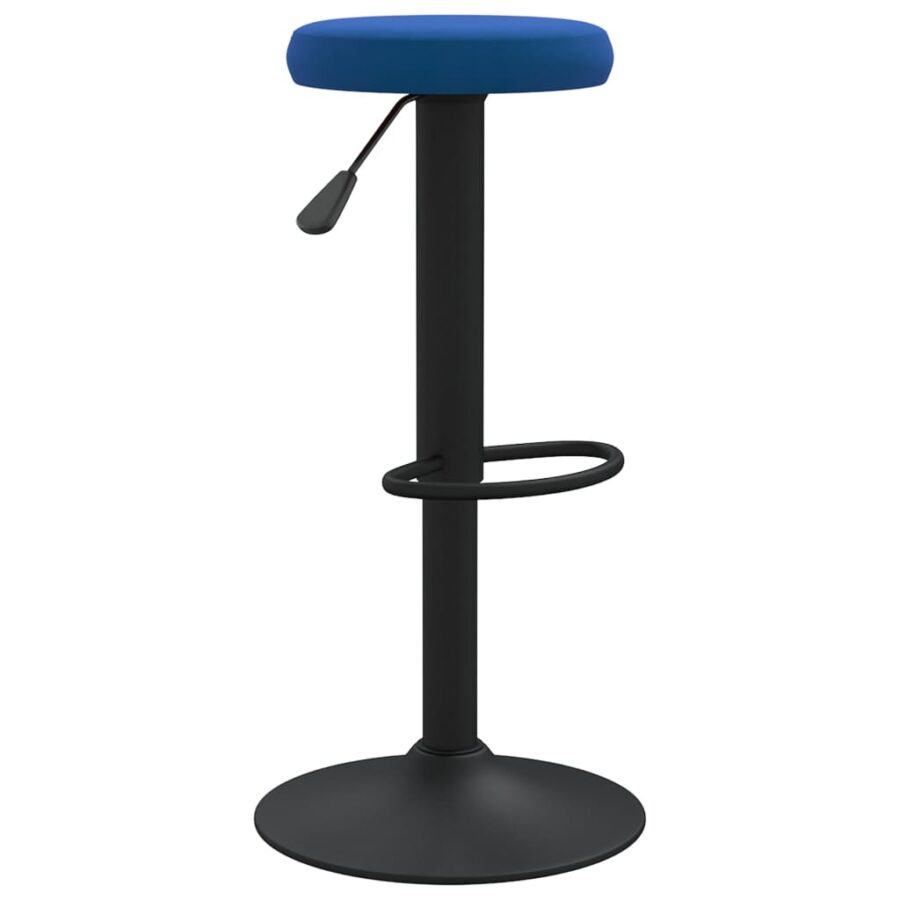 Barkrukken 2 st fluweel blauw - Afbeelding 4