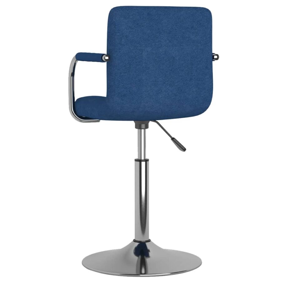Barkruk stof blauw - Afbeelding 5