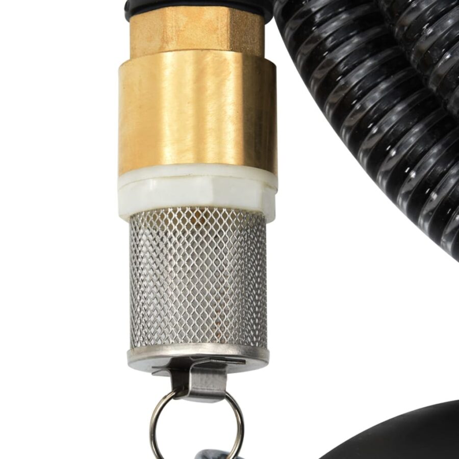 Zuigslang met messing koppelingen 1,1'' 25 m PVC zwart - Afbeelding 6