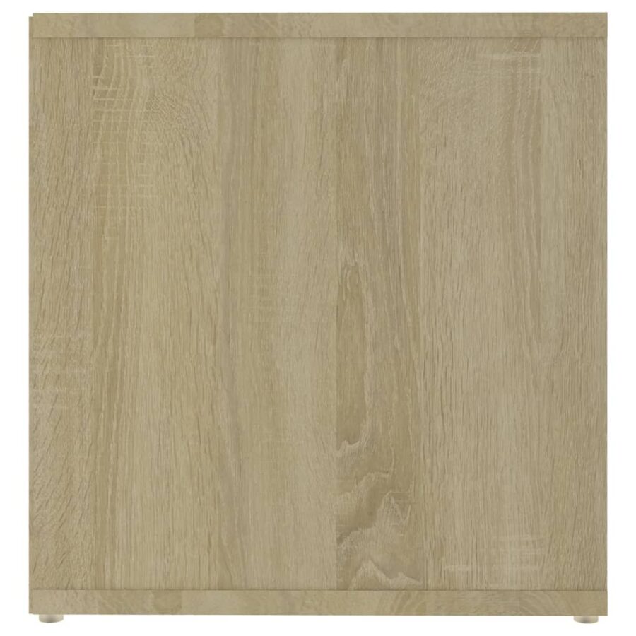 Tv-meubelen 2st 72x35x36,5 cm bewerkt houtwit sonoma eikenkleur - Afbeelding 6