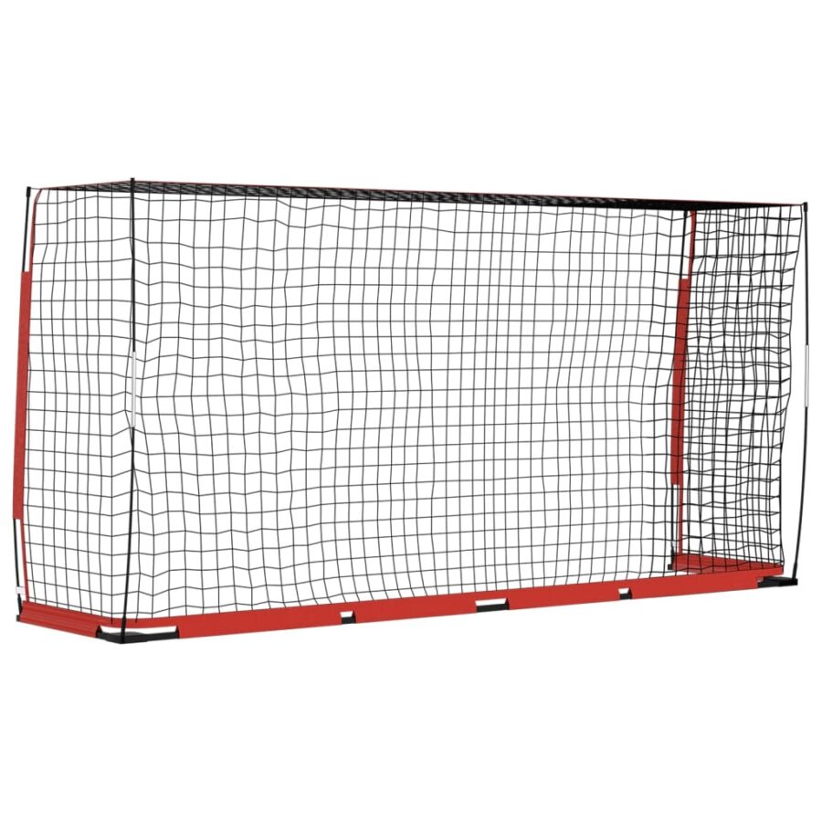 Voetbaldoel 366,5x91x183 cm staal - Afbeelding 5