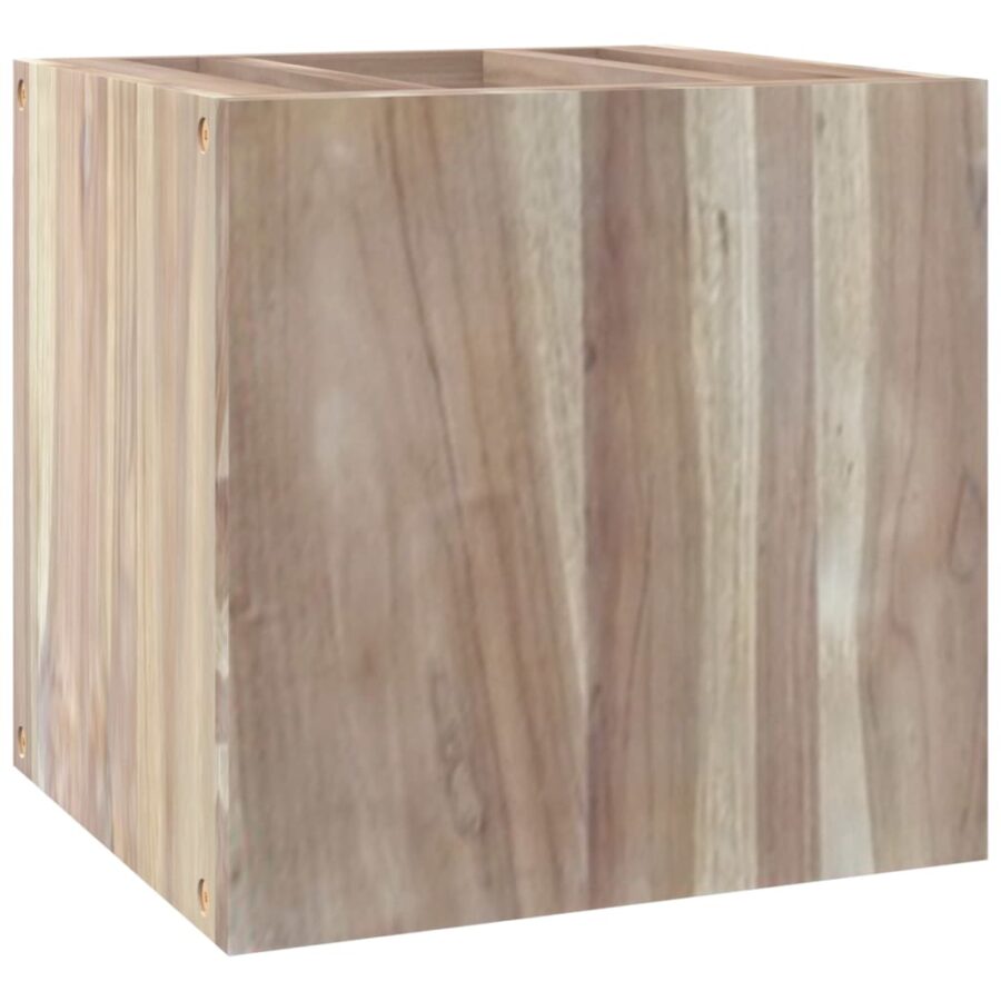Badkamerwandkast 41x38x40 cm massief teakhout - Afbeelding 2