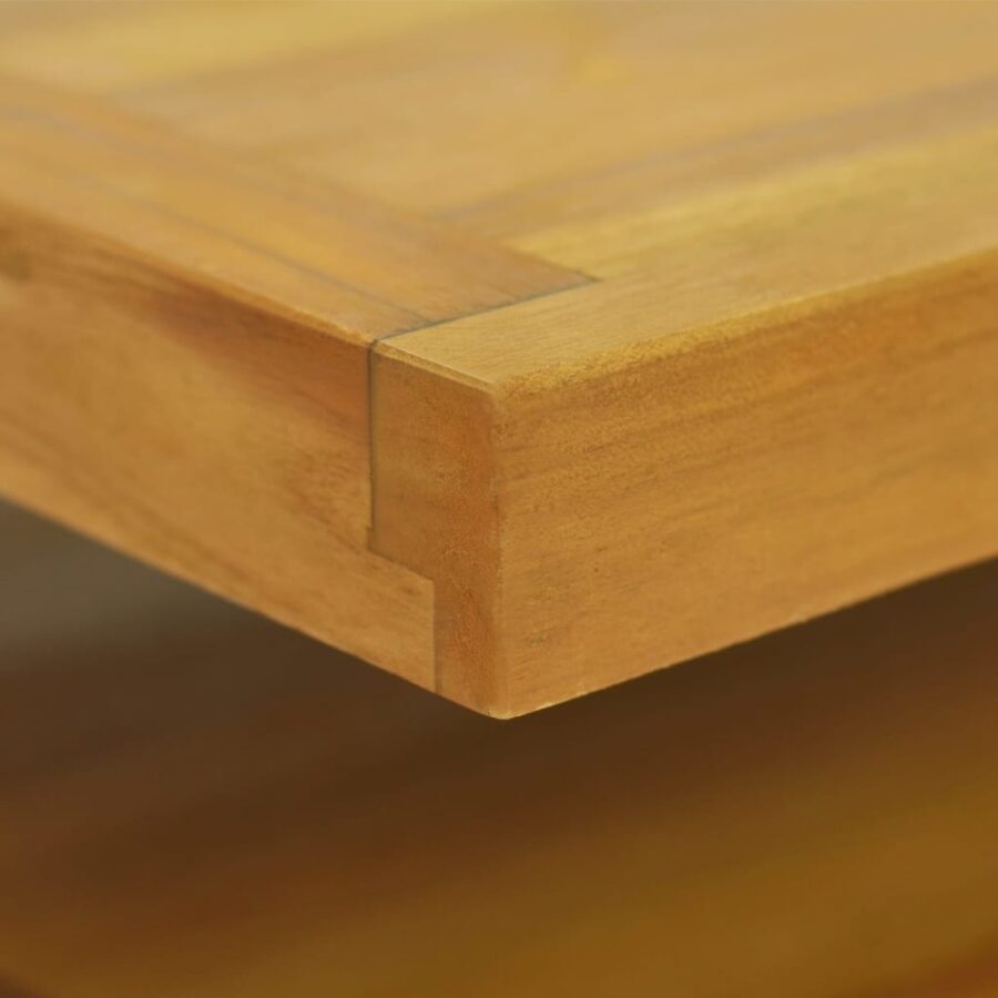 Badkamerwandkast 60x45x30 cm massief teakhout - Afbeelding 8