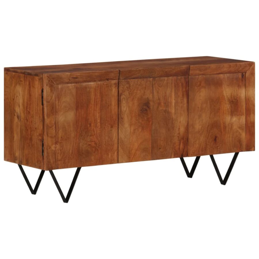 Dressoir 110x35x56 cm massief mangohout - Afbeelding 11