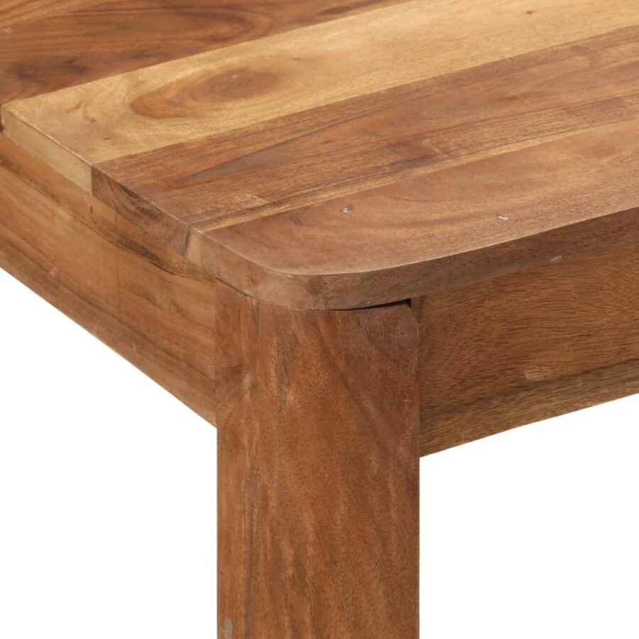 Bartafel 110x55x106 cm massief acaciahout met honingafwerking - Afbeelding 5