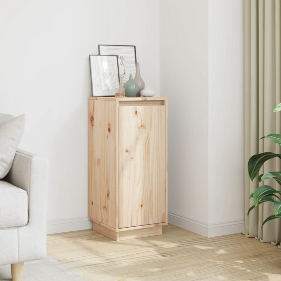 Dressoir 31,5x34x75 cm massief grenenhout