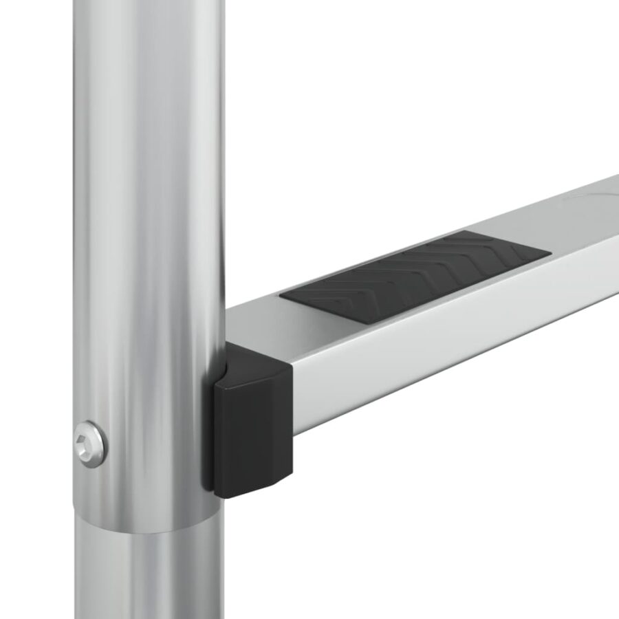 Zwembadladder 54x38x184,5 cm 304 roestvrij staal - Afbeelding 5