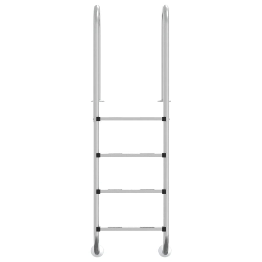 Zwembadladder 54x38x184,5 cm 304 roestvrij staal - Afbeelding 3