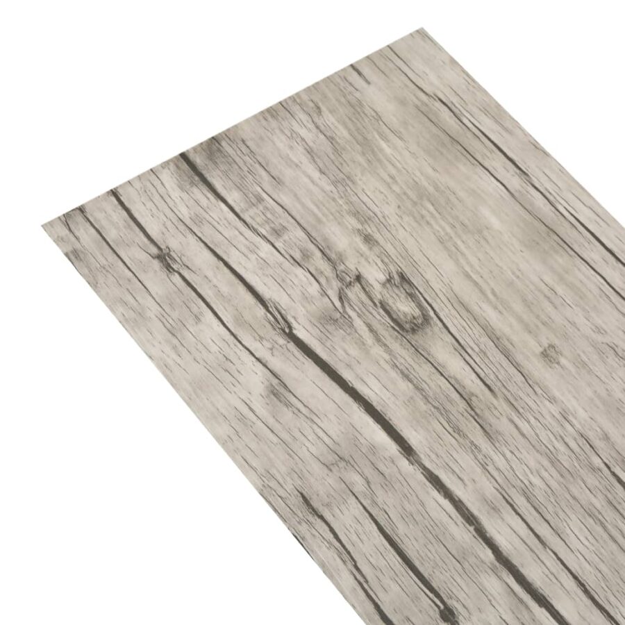 Vloerplanken zelfklevend 2,51 m² 2 mm PVC washed eiken - Afbeelding 3