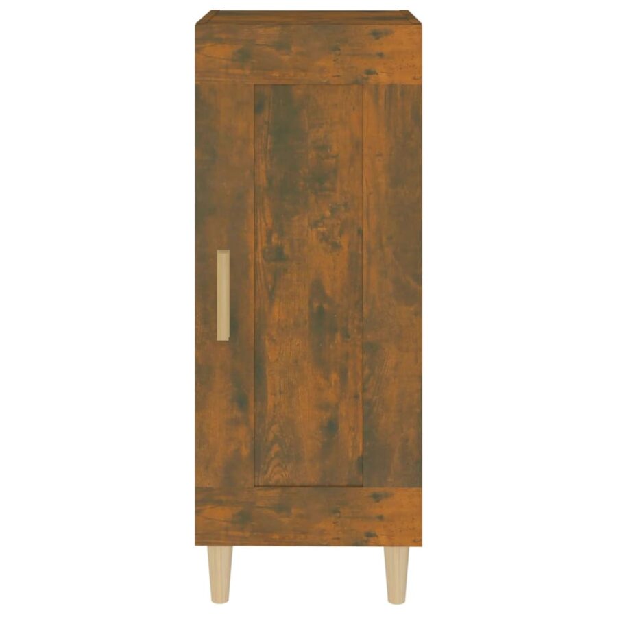 Dressoir 34,5x34x90 cm bewerkt hout gerookt eiken - Afbeelding 5
