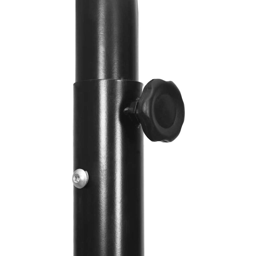 Basketbalstandaard 237-307 cm polyetheen wit - Afbeelding 6