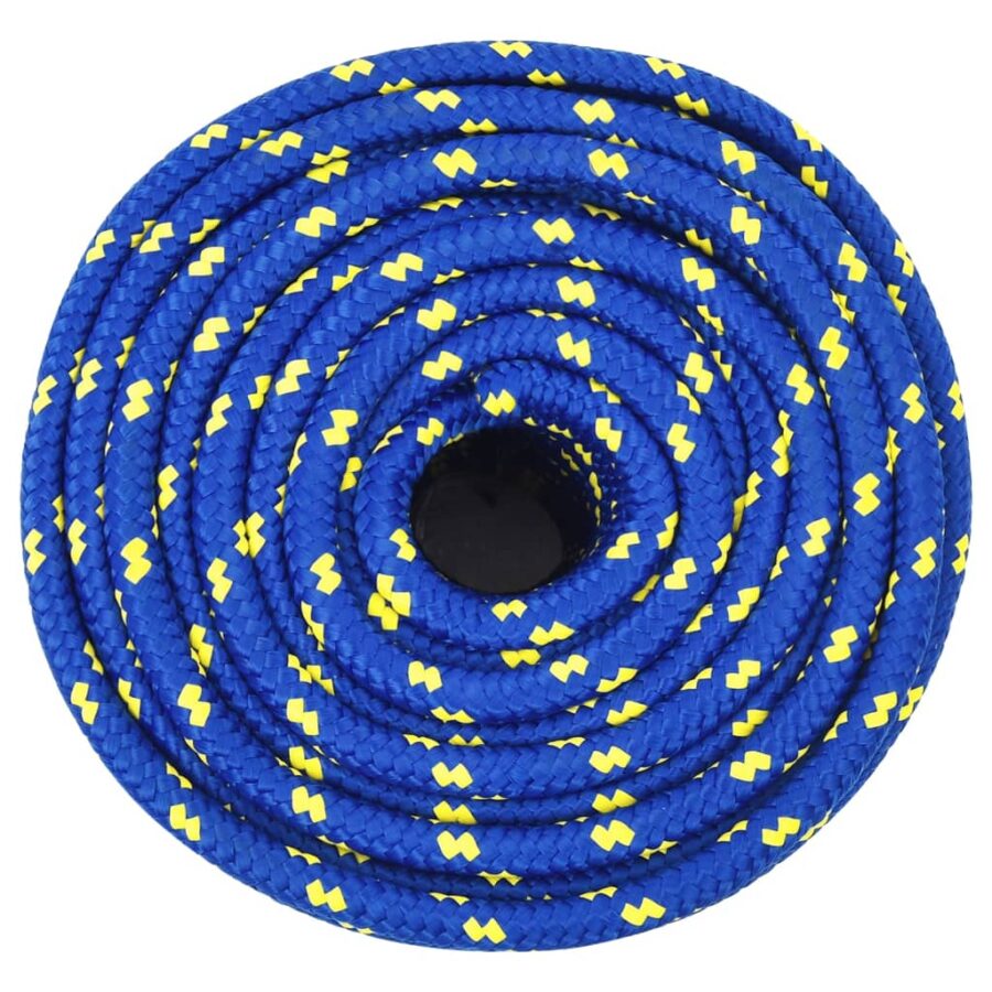 Boottouw 14 mm 100 m polypropeen blauw - Afbeelding 3