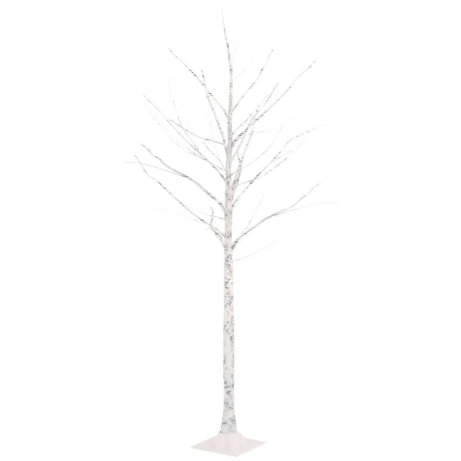 Berkenboom LED 96 LED's warmwit 180 cm wit - Afbeelding 2