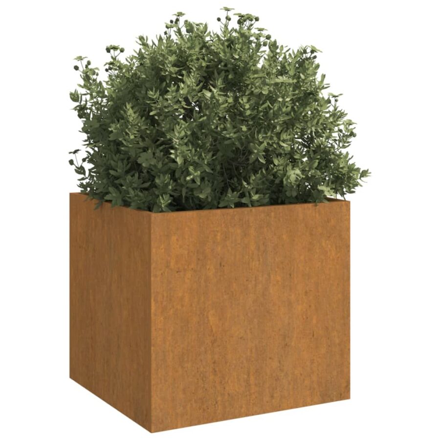 Plantenbak 49x47x46 cm cortenstaal - Afbeelding 3